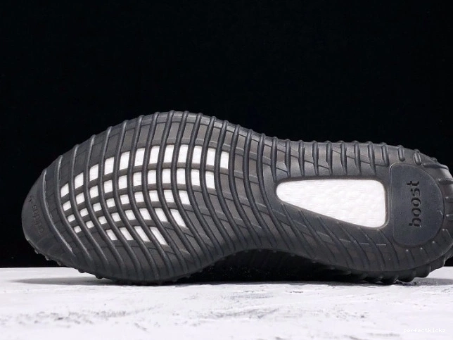 (Reflective) V2 Static 350 Adidas Boost Black - FU9007 Yeezy 0821
